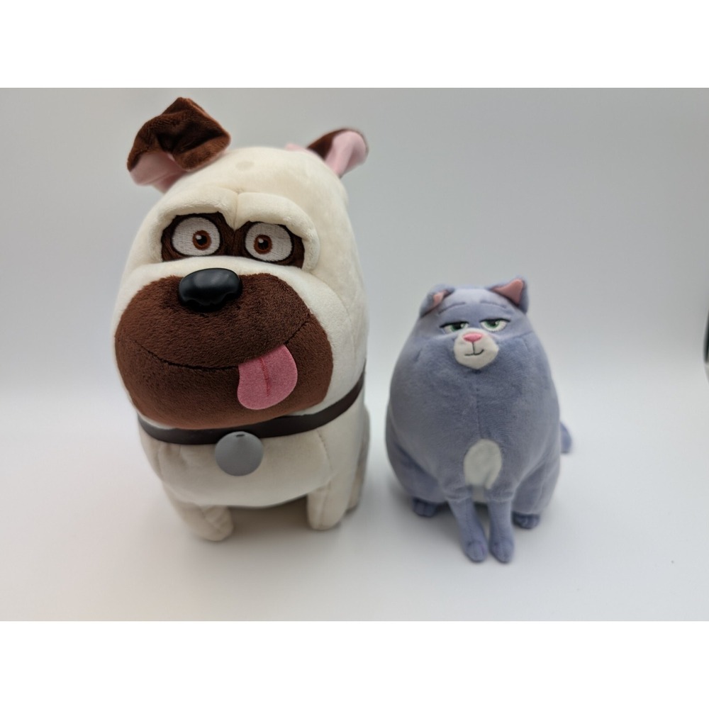 Ty Secret Life of Pets Mel Dog Chloe Cat Plush Lot Stuffed Animal Toy